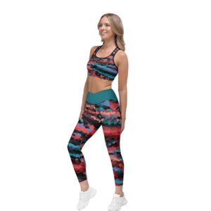 All-Over Print Sports Bra