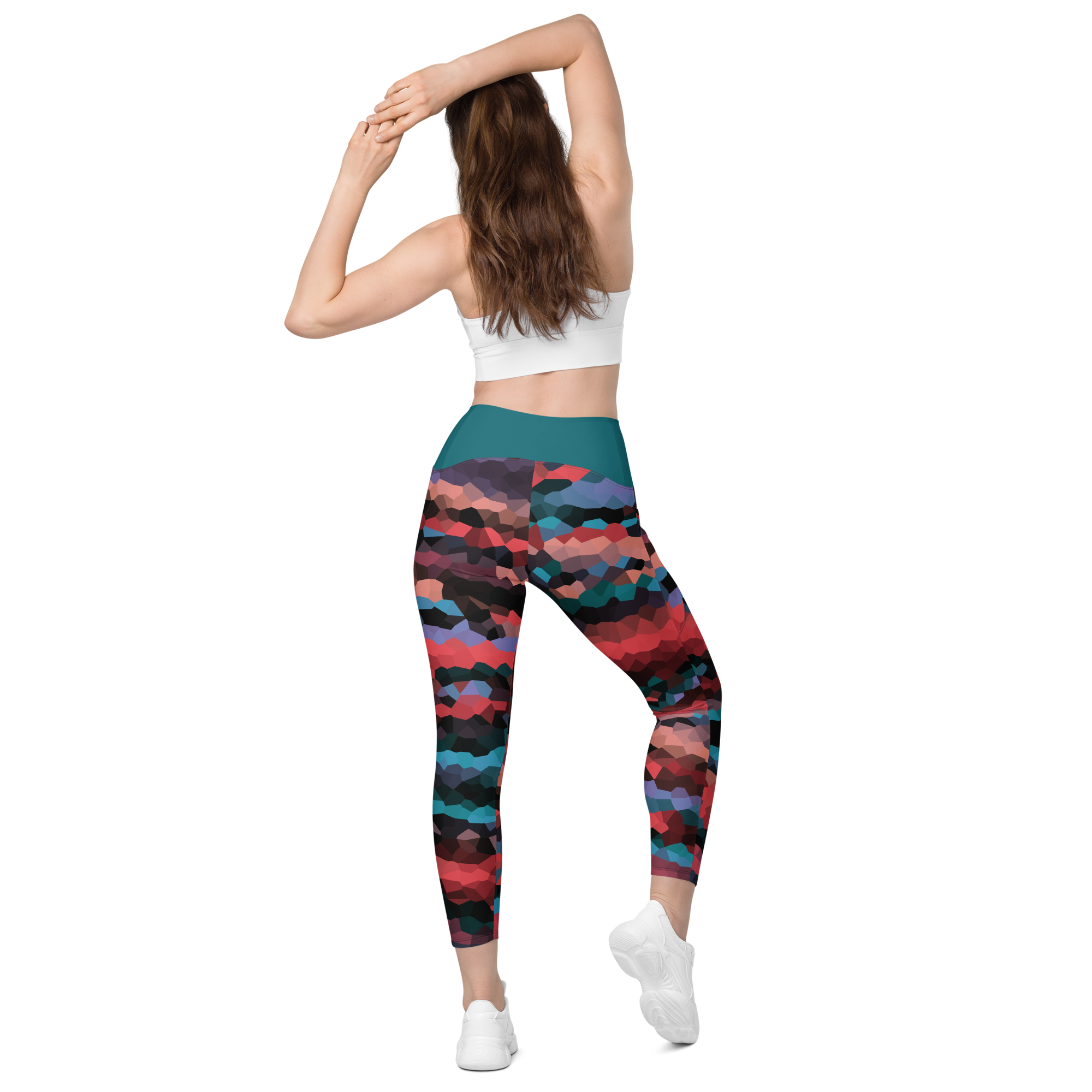 all-over-print-crossover-leggings-with-pockets-white-back-62d5957bb7ffb.png Crossover leggings with pockets - Image 4