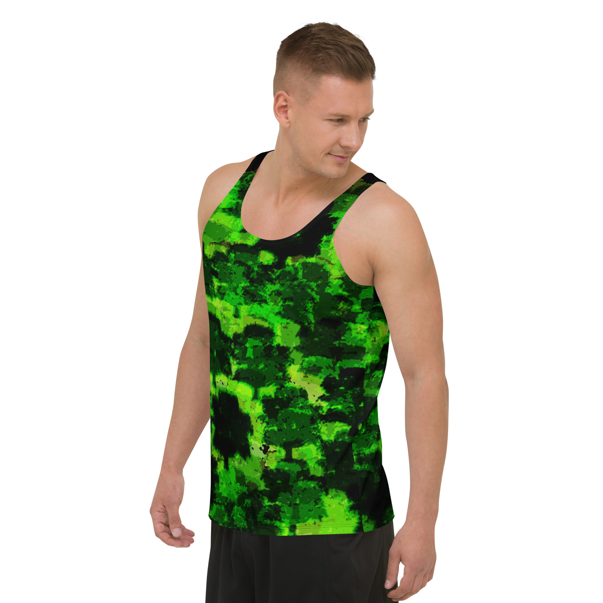 all-over-print-mens-tank-top-white-left-front-62dc5eca91b34.jpg Unisex Tank Top - Image 2