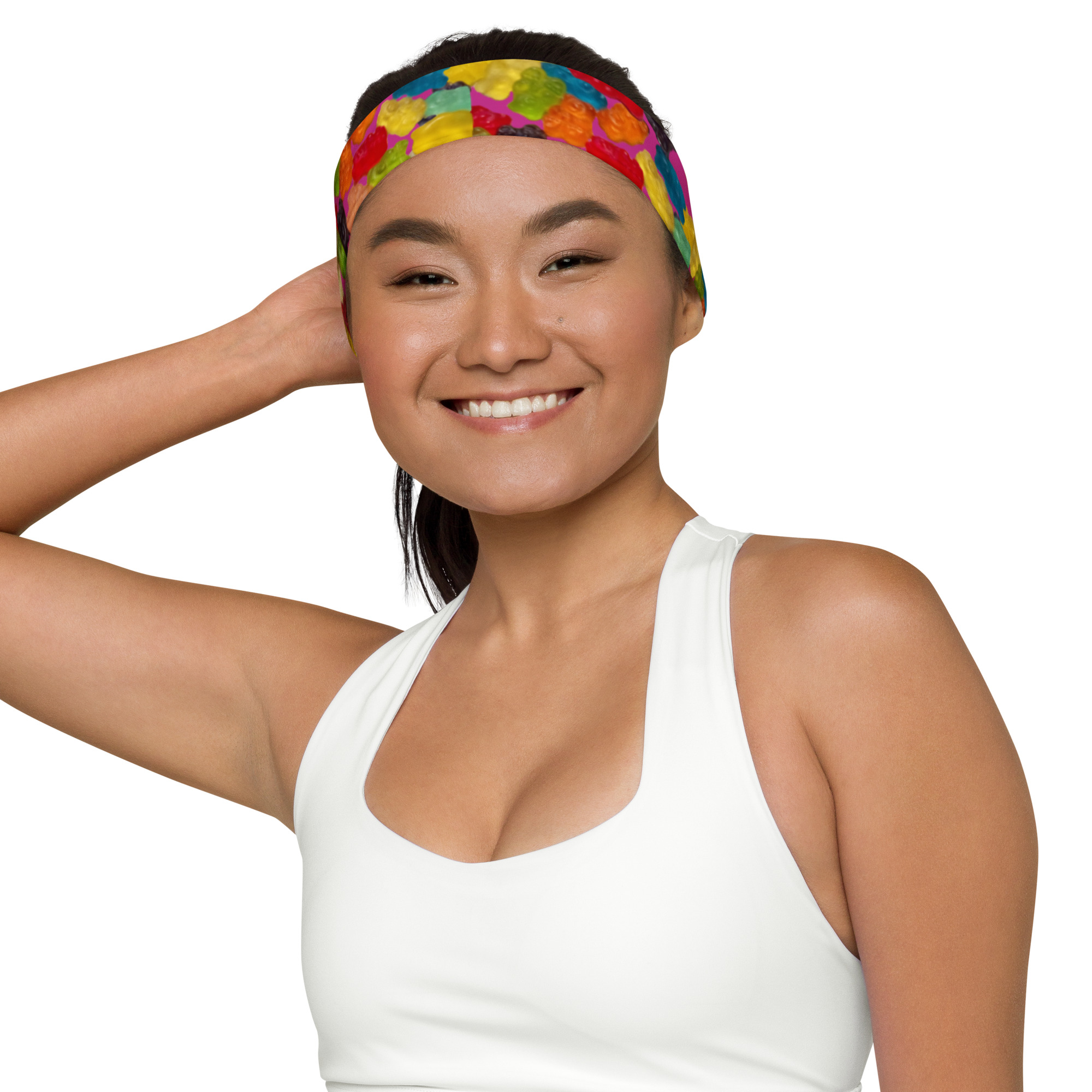 all-over-print-headband-white-front-632796c9538ca.jpg Headband - Image 2