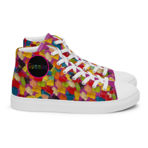 Womens High Top Canvas Shoes White Right 63278115c9145 300x300