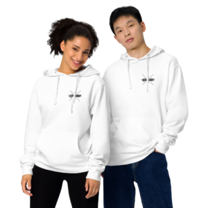 Unisex Midweight Hoodie White Front 633cb12a72d16 300x300