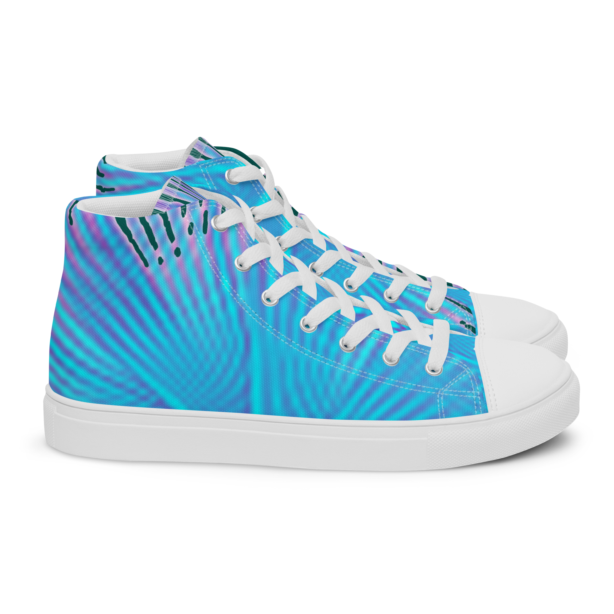 womens-high-top-canvas-shoes-white-right-63409d8c04e5c.png Women’s high top canvas shoes - Image 4